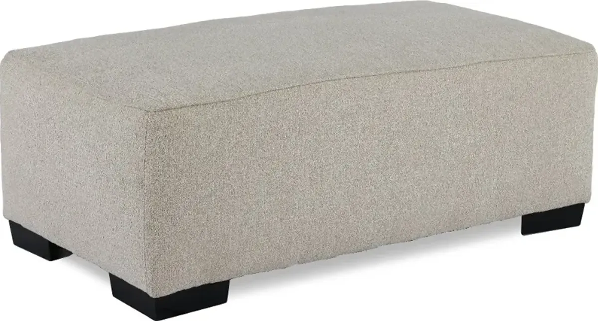 Raven Sand Beige Ottoman