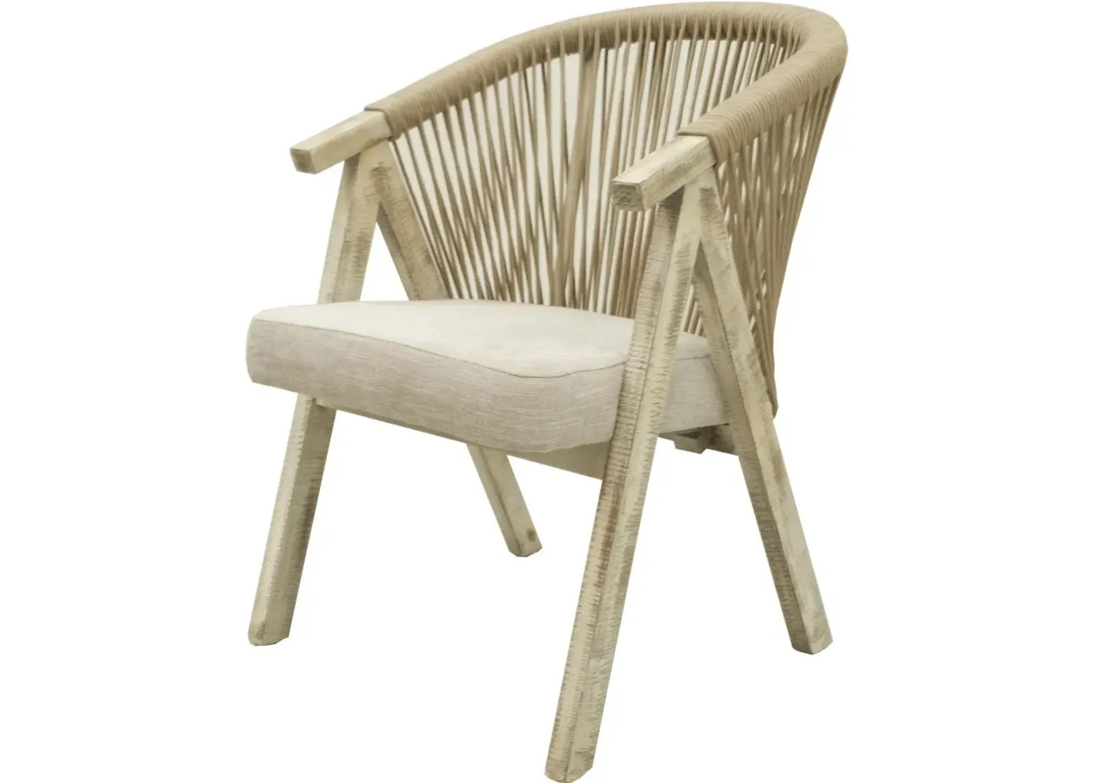 Torrance Warm Sand Curved Back Dining Chair