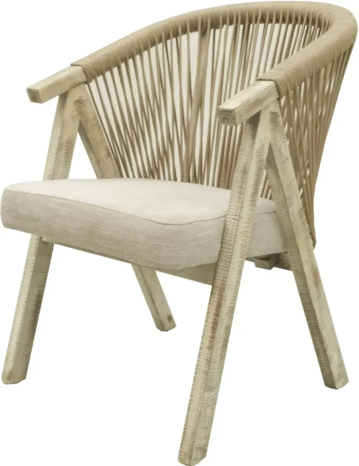 Torrance Warm Sand Curved Back Dining Chair