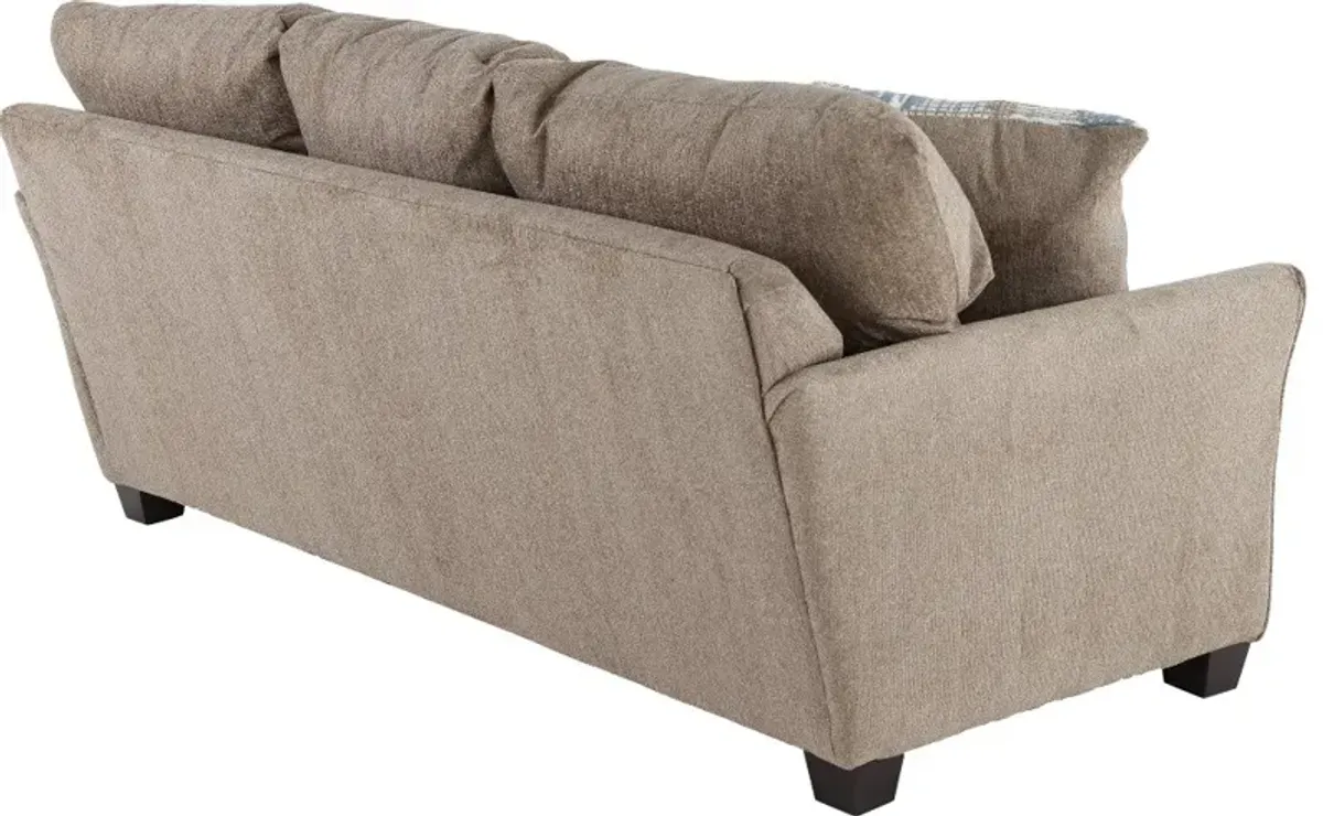 Tara Light Brown Sofa