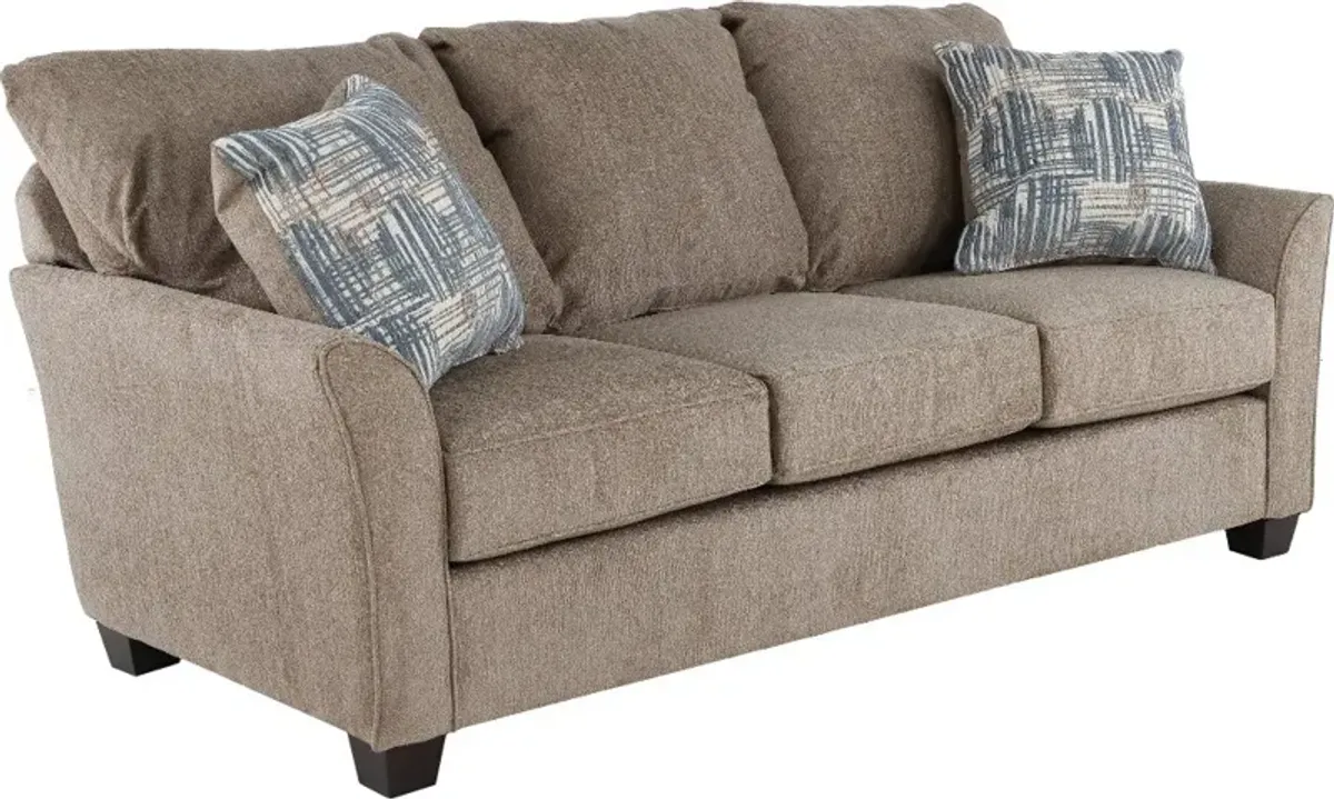 Tara Light Brown Sofa