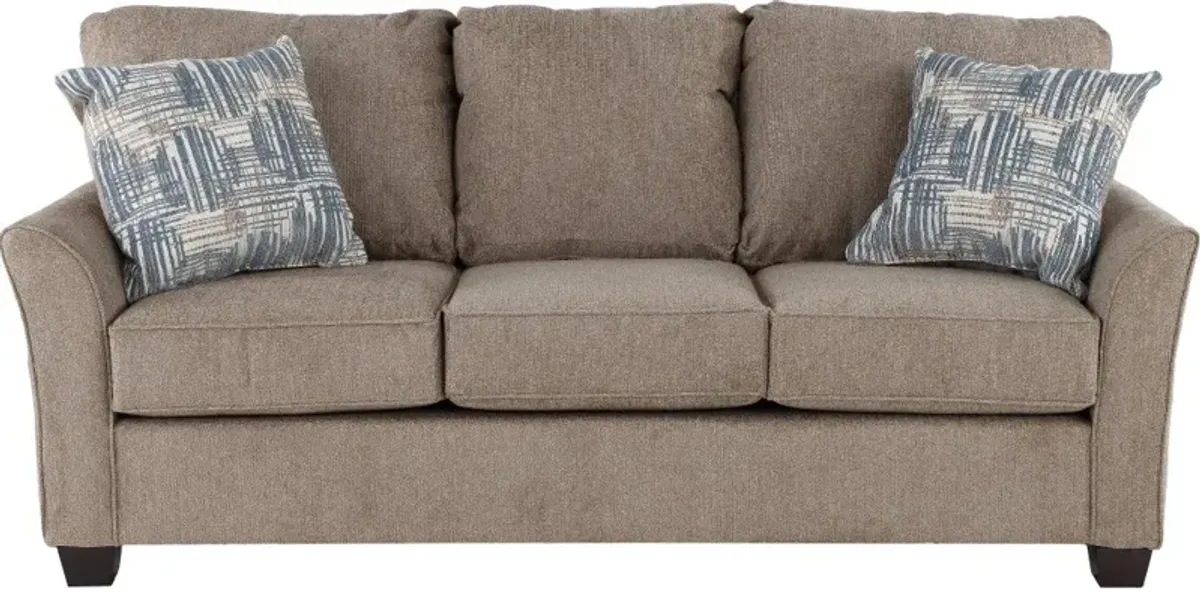 Tara Light Brown Sofa