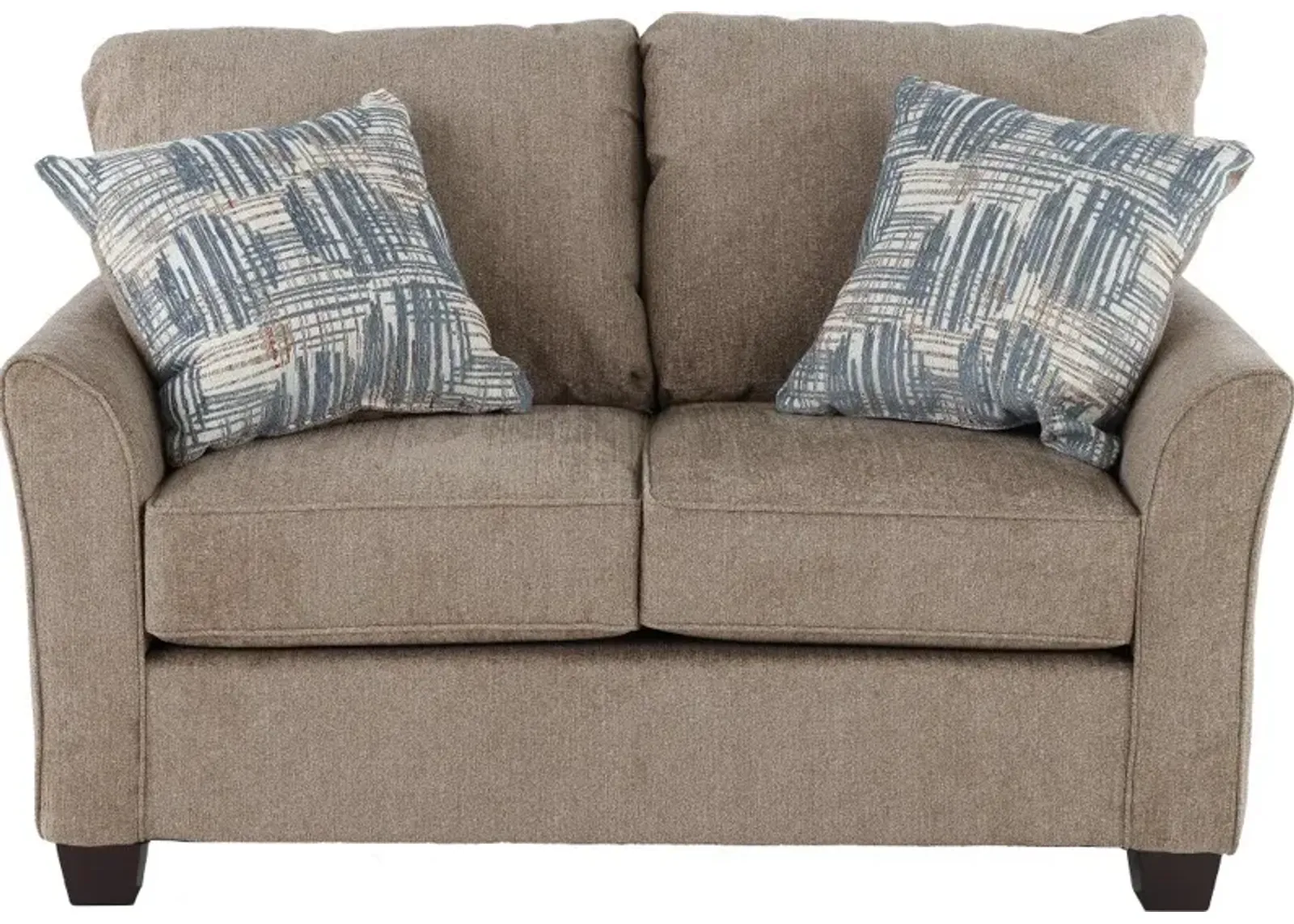 Tara Light Brown Loveseat