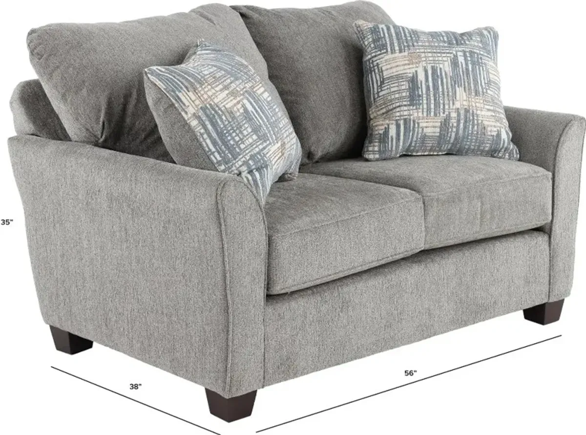 Tara Gray Loveseat