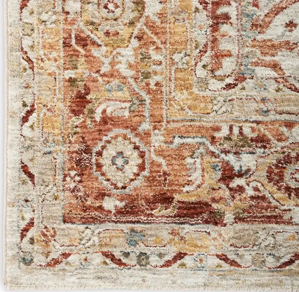 Sahar 5 x 8 Ivory Medallion Area Rug