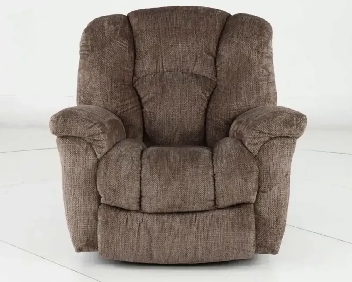 Equalizer Camel Brown Manual Rocker Recliner
