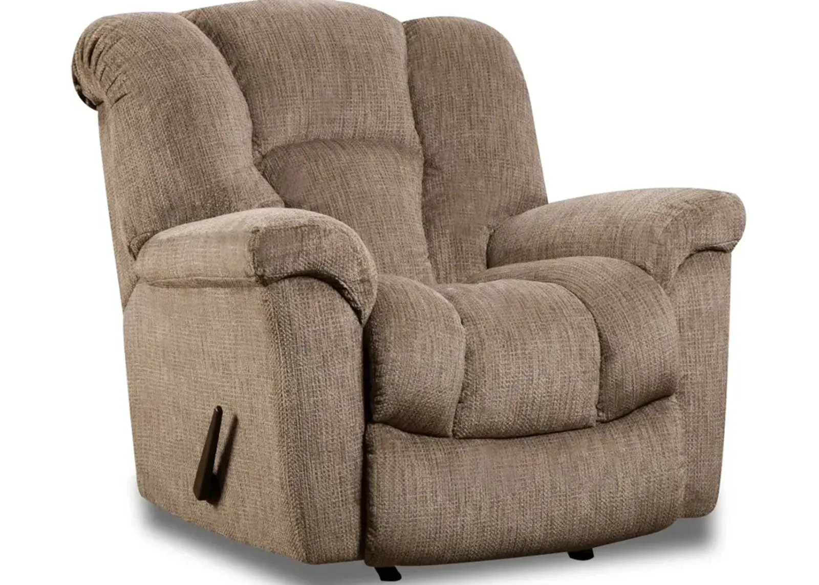 Equalizer Camel Brown Manual Rocker Recliner