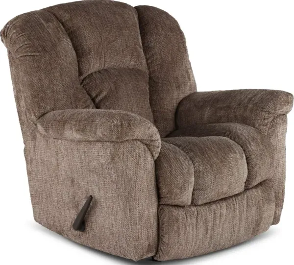 Equalizer Camel Brown Manual Rocker Recliner