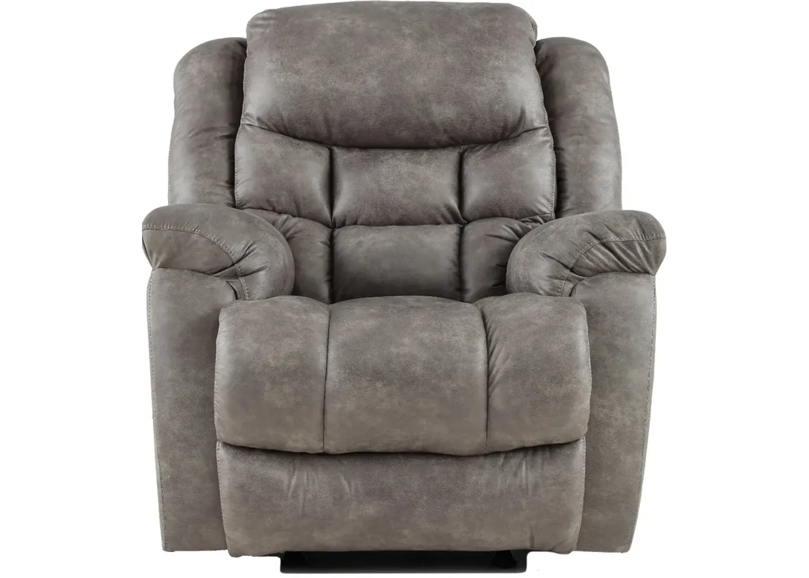 Blockbuster Pewter Power Rocker Recliner