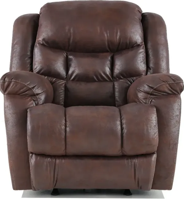 Blockbuster Brown Power Rocker Recliner