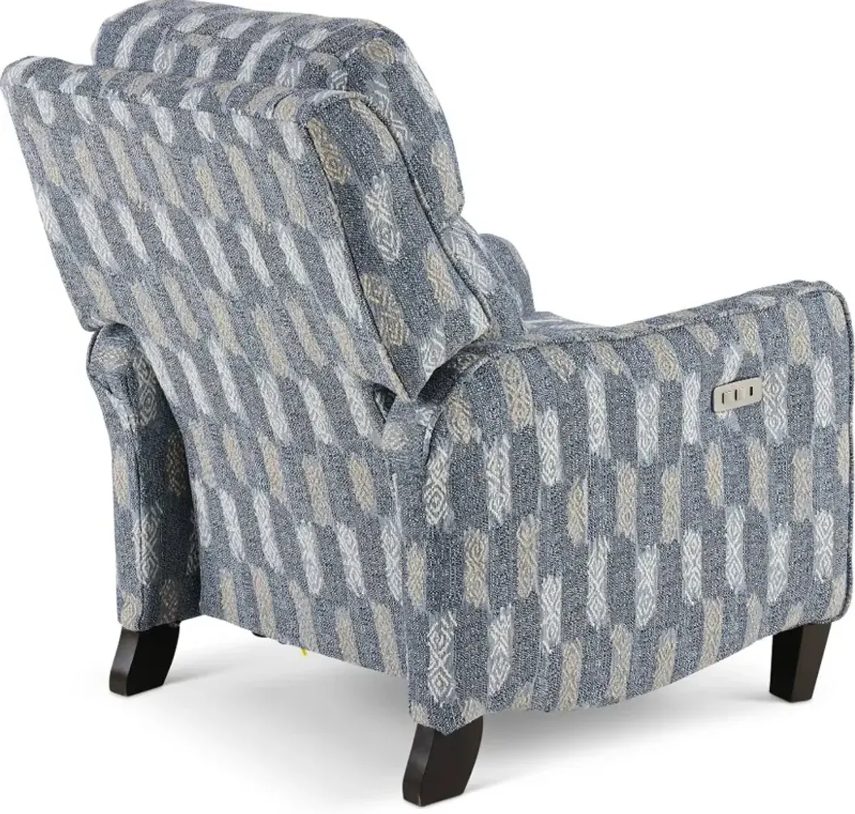 Legend Denim Blue Printed Power Rocker Recliner