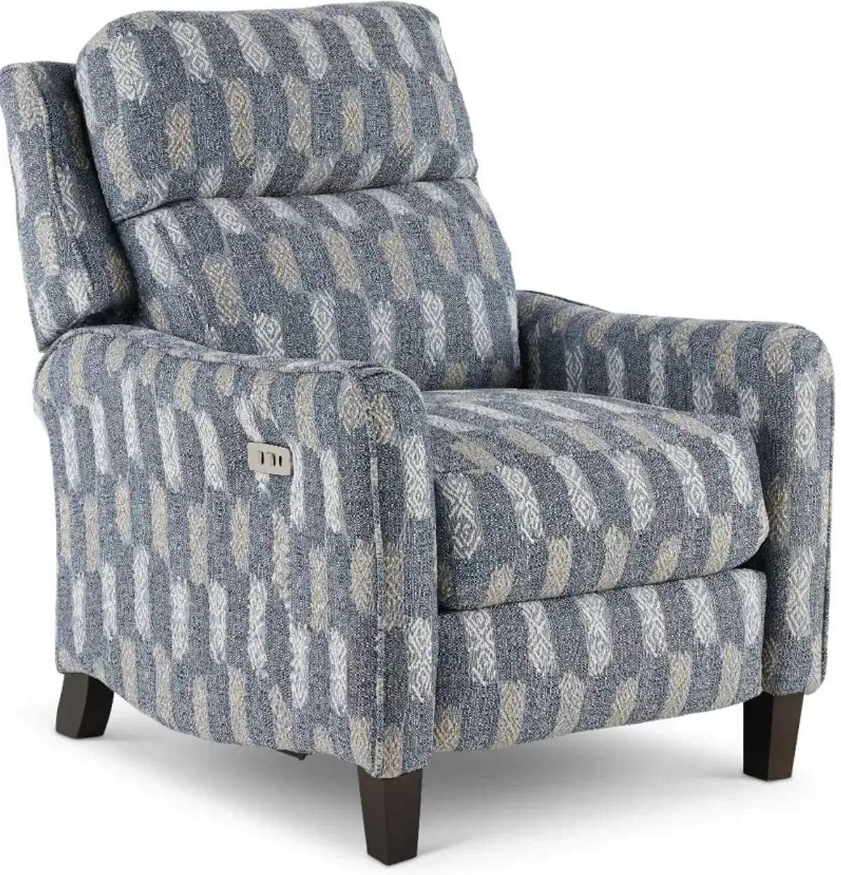 Legend Denim Blue Printed Power Rocker Recliner