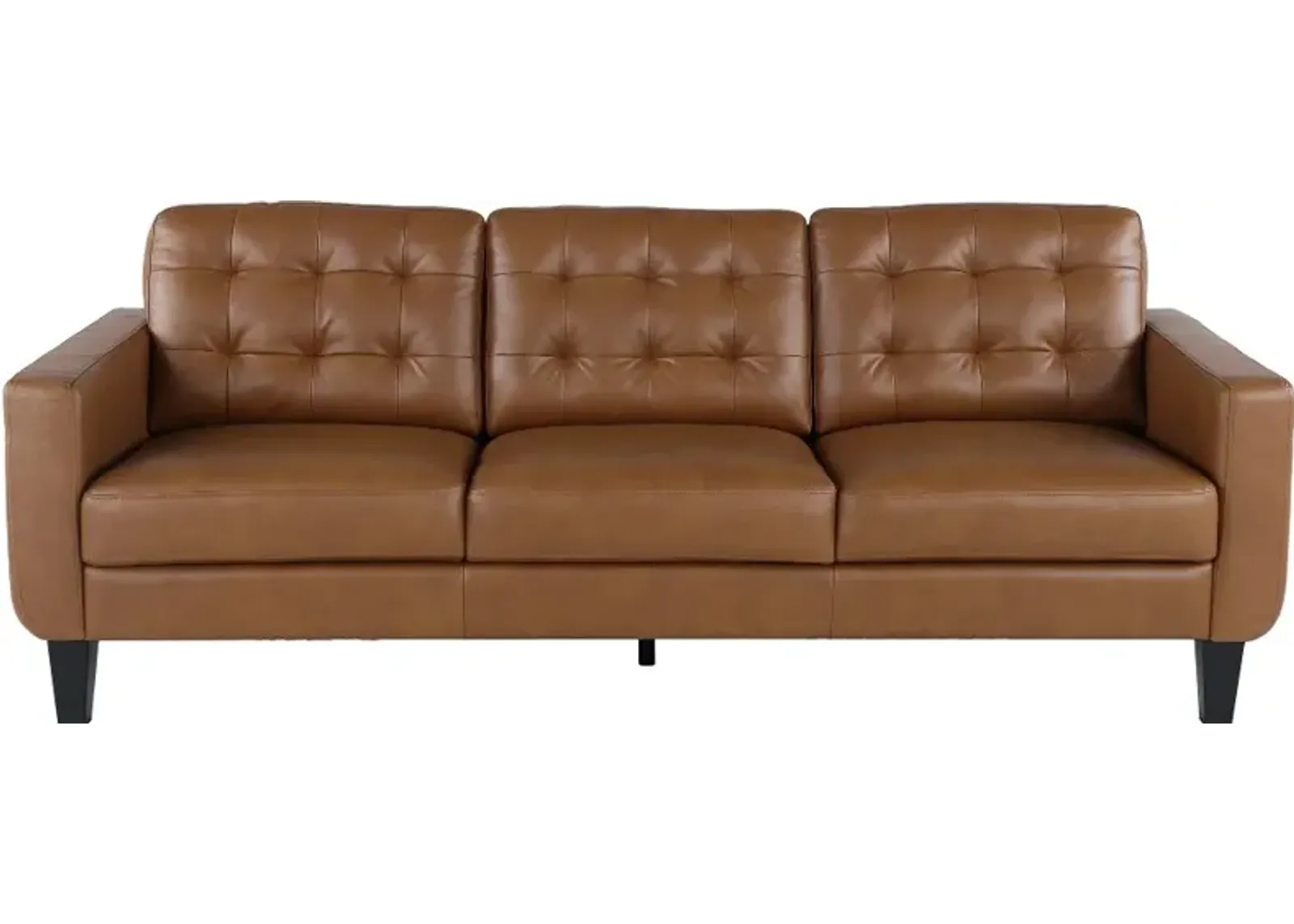 Cameron Brown Leather Sofa