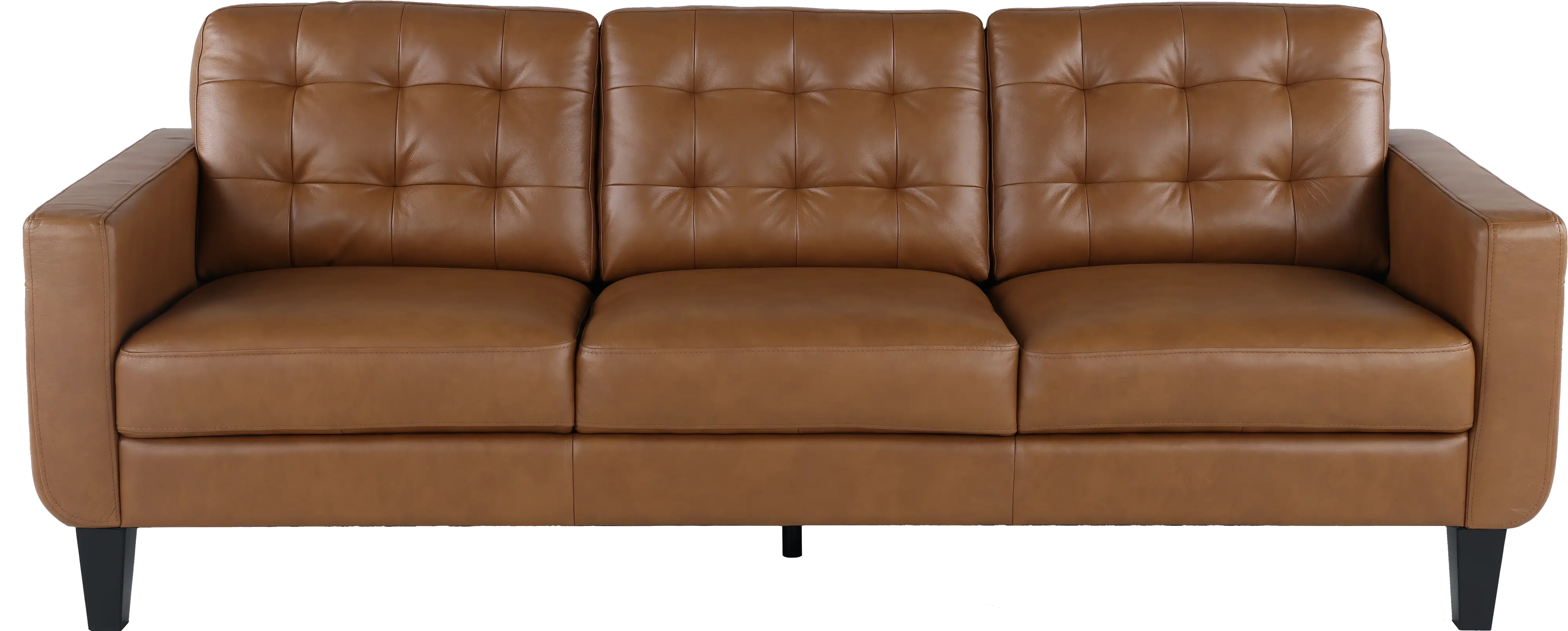 Cameron Brown Leather Sofa