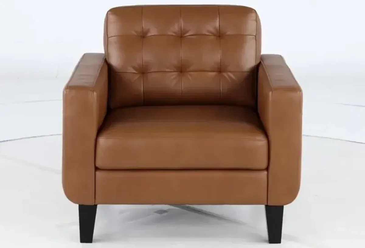 Cameron Brown Leather Chair