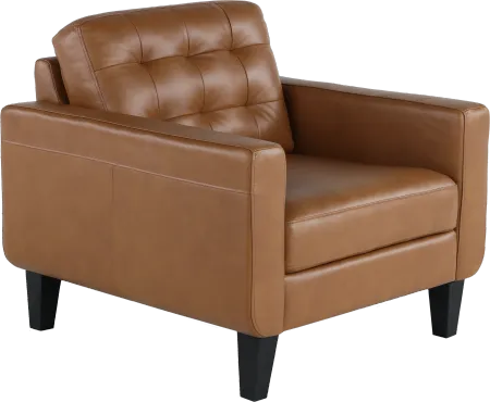 Cameron Brown Leather Chair