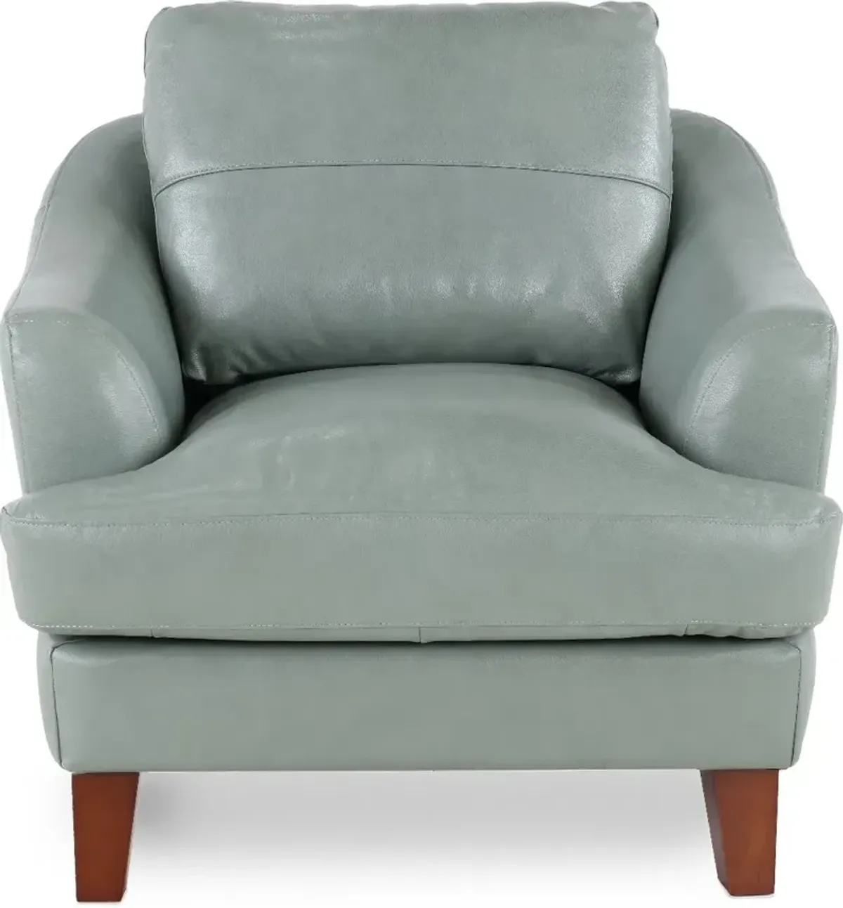 Palmer Ice Blue Leather Chair