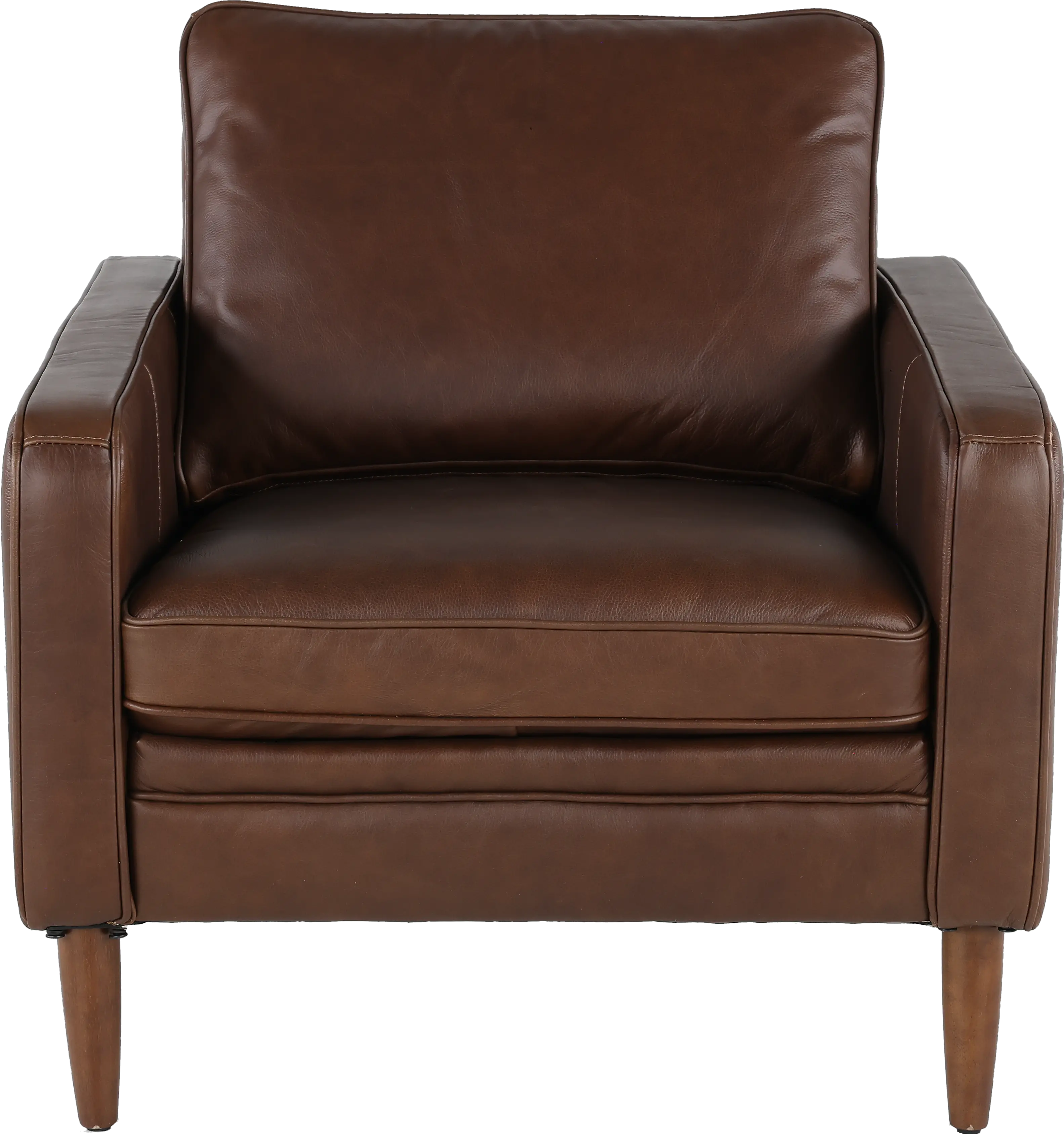 Volcano Brown Leather Chair