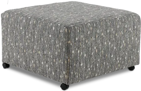 Simplicity Charcoal Gray Cocktail Ottoman
