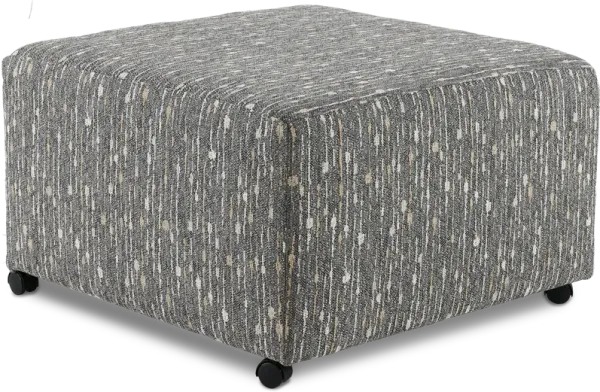 Simplicity Charcoal Gray Cocktail Ottoman