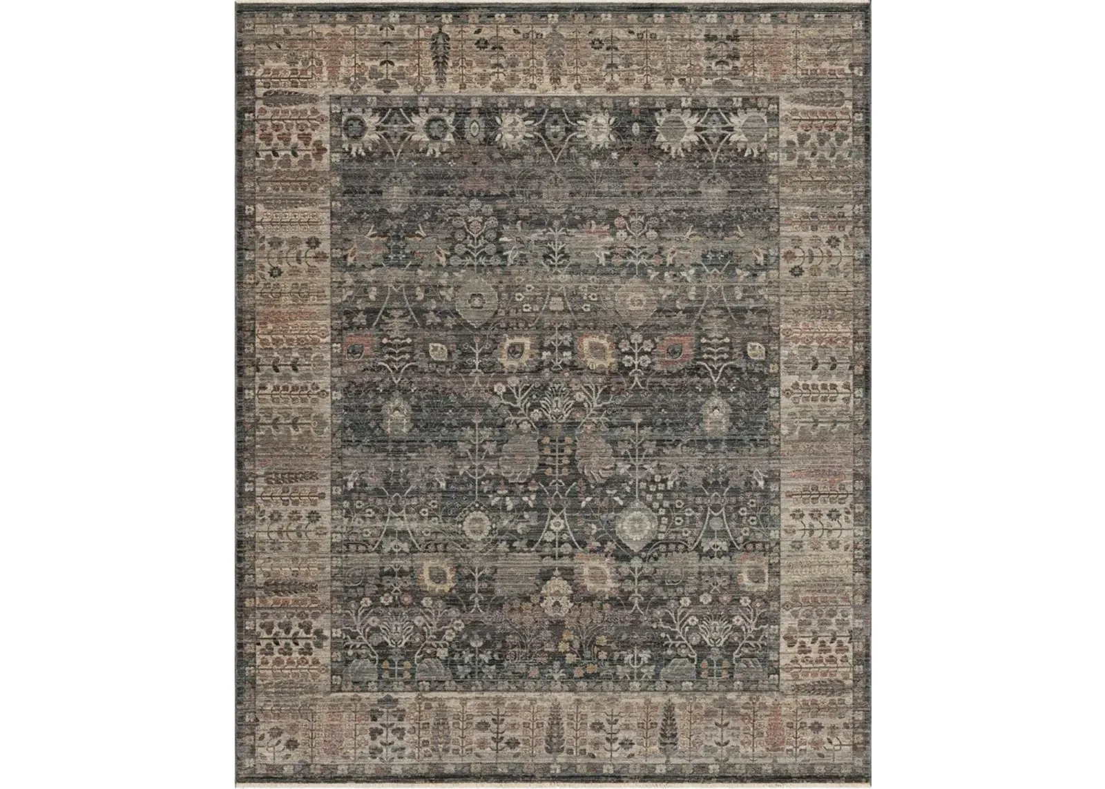 Echo 5 x 8 Grasole Denim Blue Area Rug