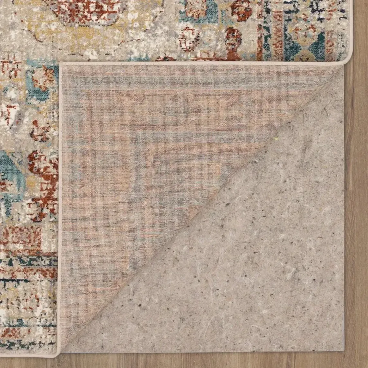 Soiree 5 x 8 Cristales Oyster Area Rug