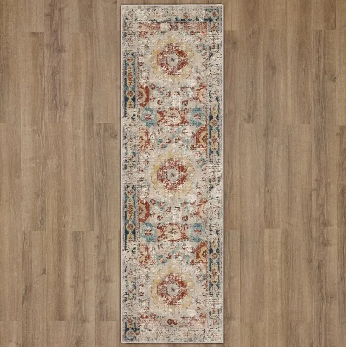 Soiree 5 x 8 Cristales Oyster Area Rug