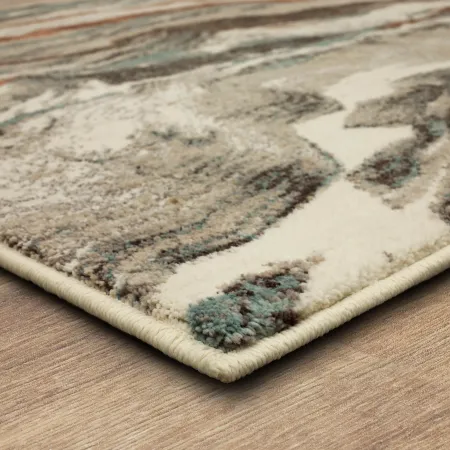 Soiree 5 x 8 Pearl River Alabaster Area Rug