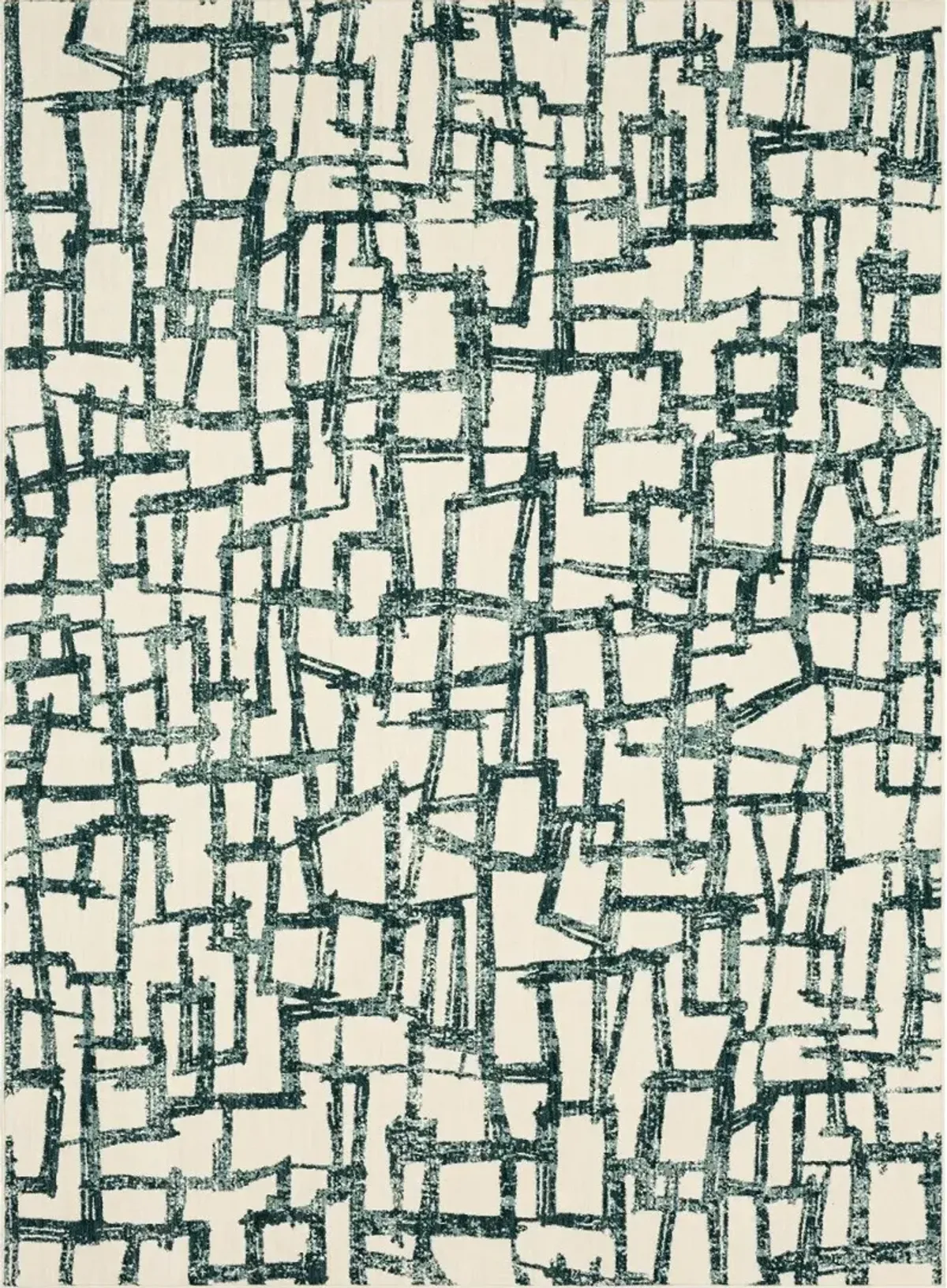 Soiree 8 x 11 Casa Mila Abstract Green Area Rug