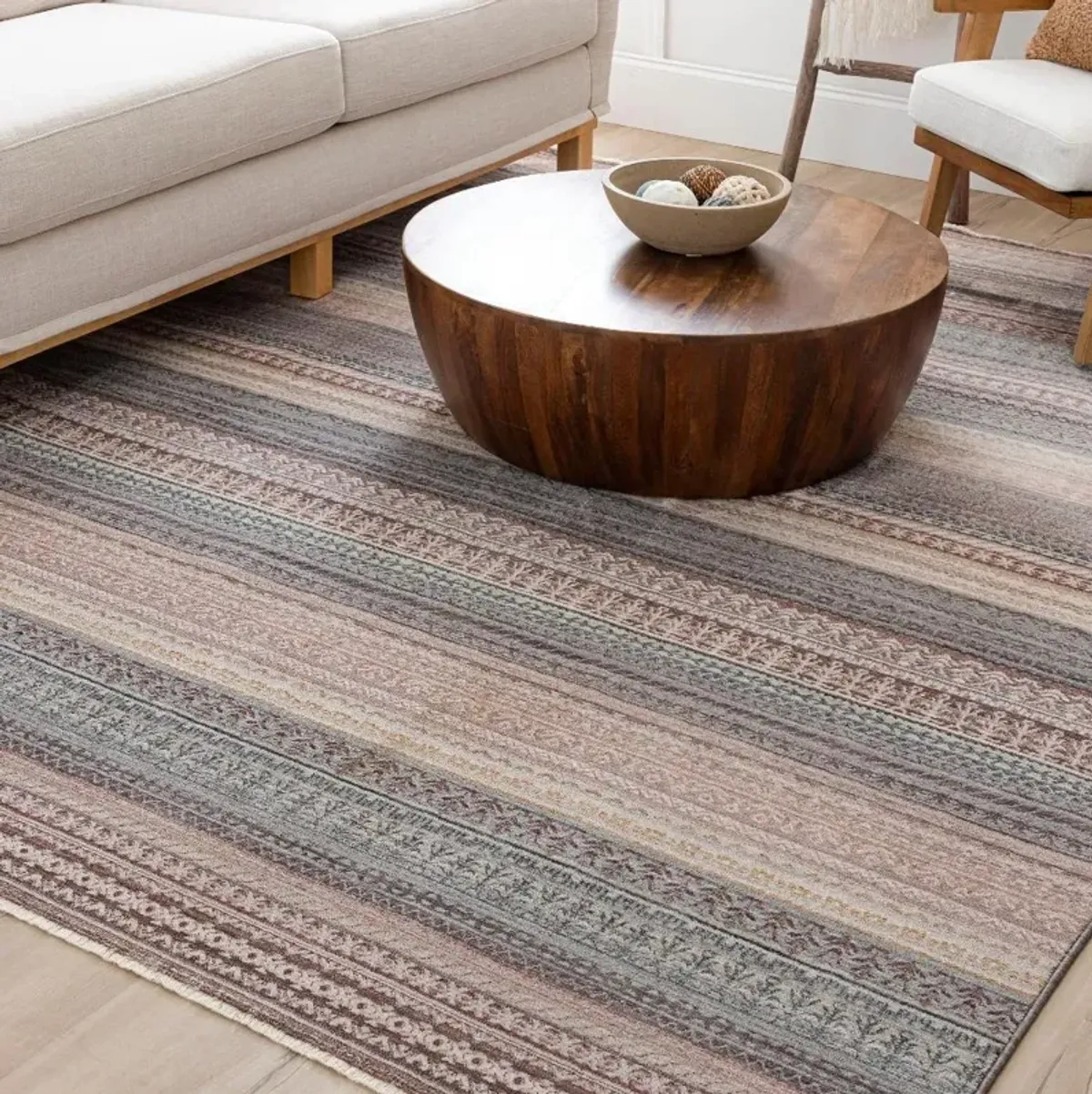 Echo 5 x 8 Caprice Gray Area Rug