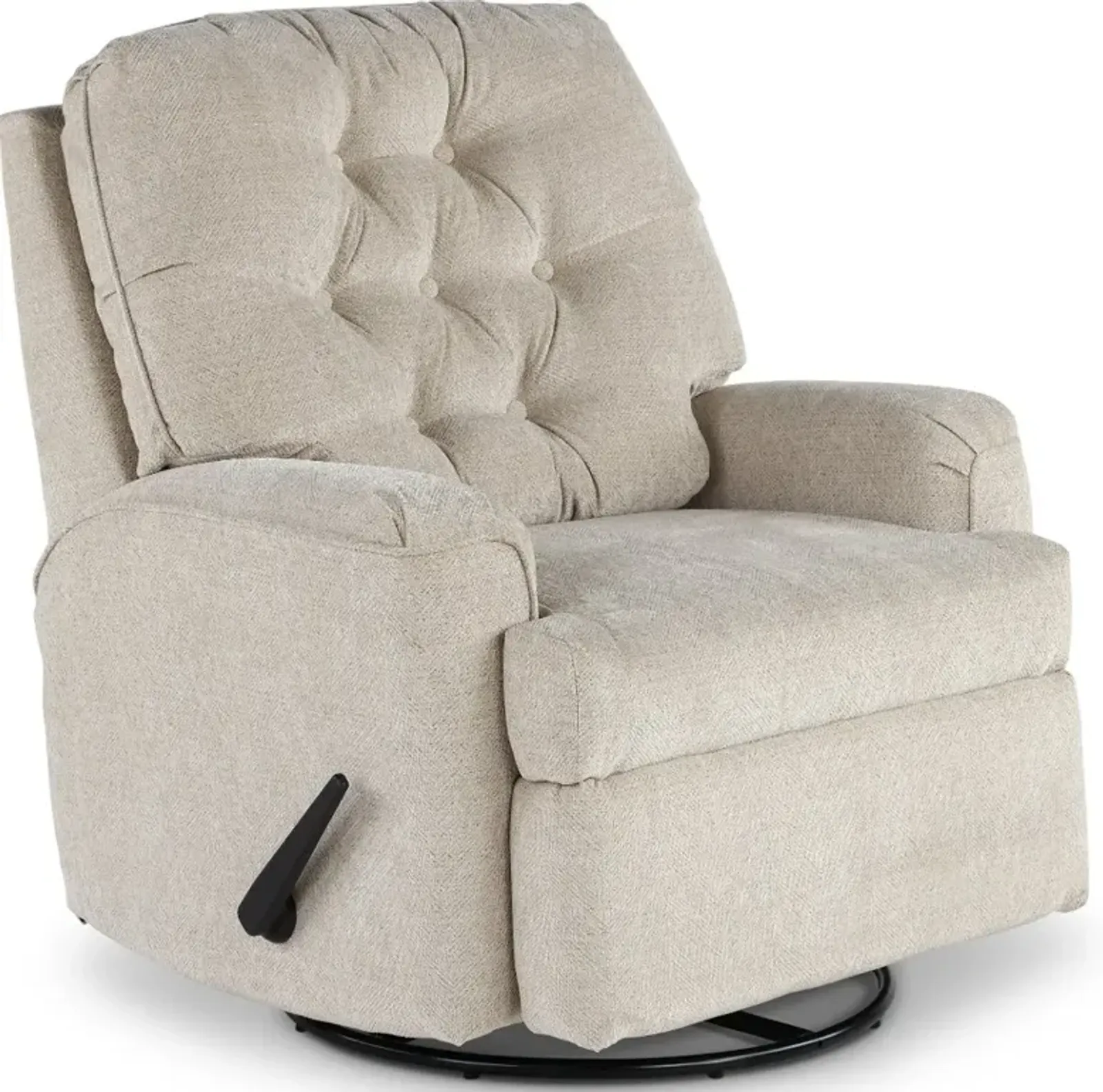 Cassidy Cream Swivel Glider Recliner