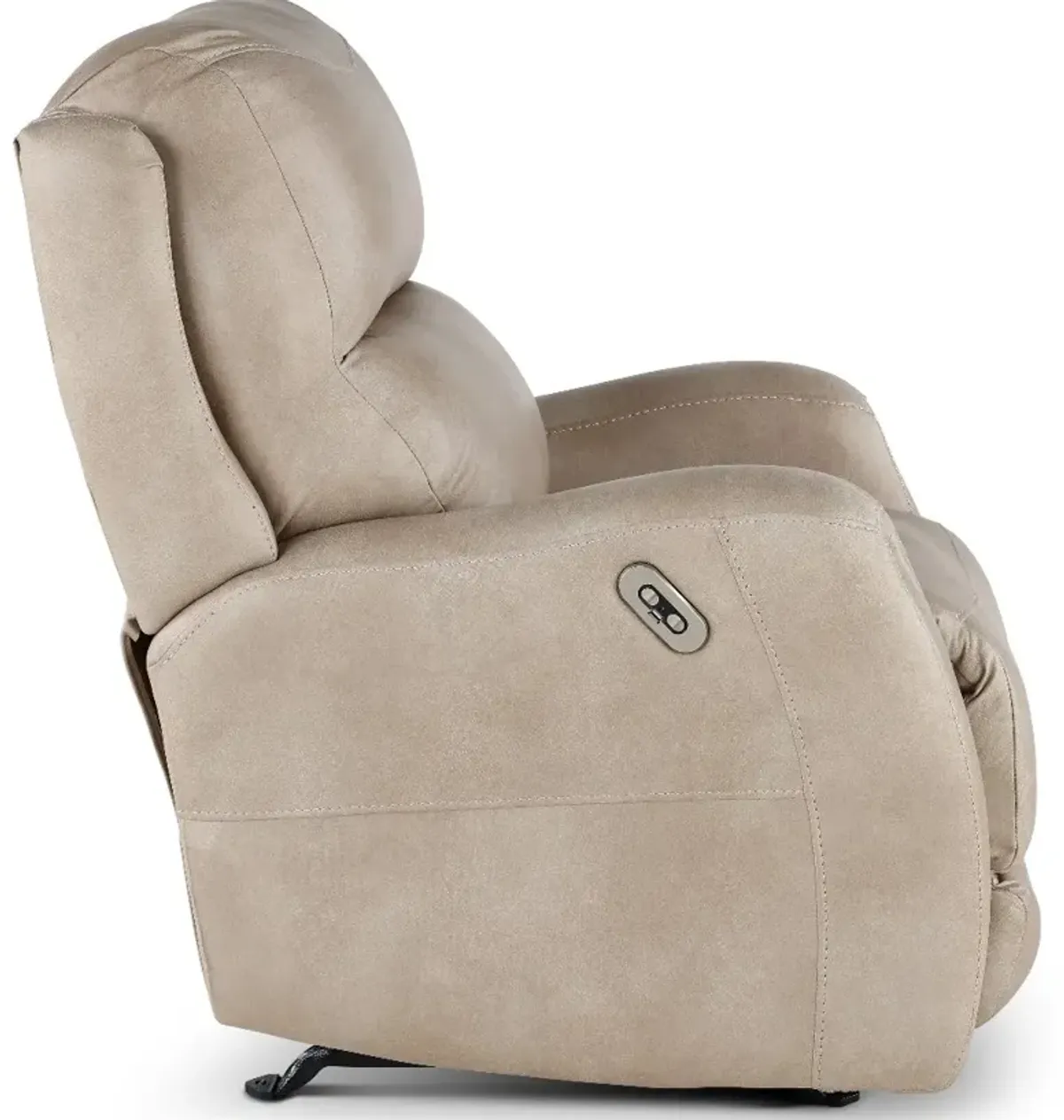 Asher Buff Beige Power Rocker Recliner