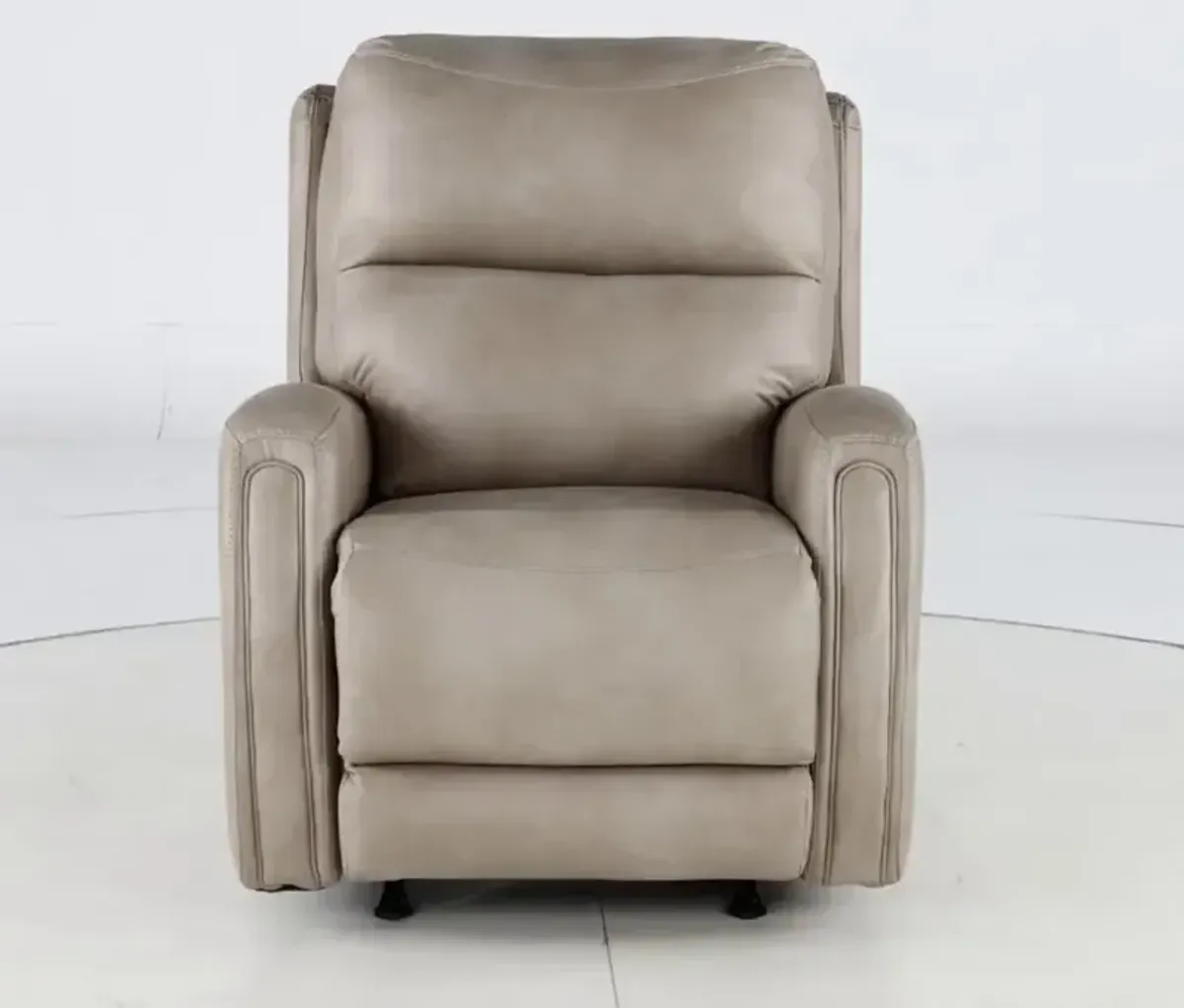 Asher Buff Beige Power Rocker Recliner