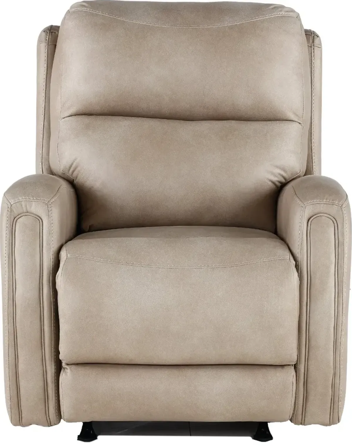 Asher Buff Beige Power Rocker Recliner