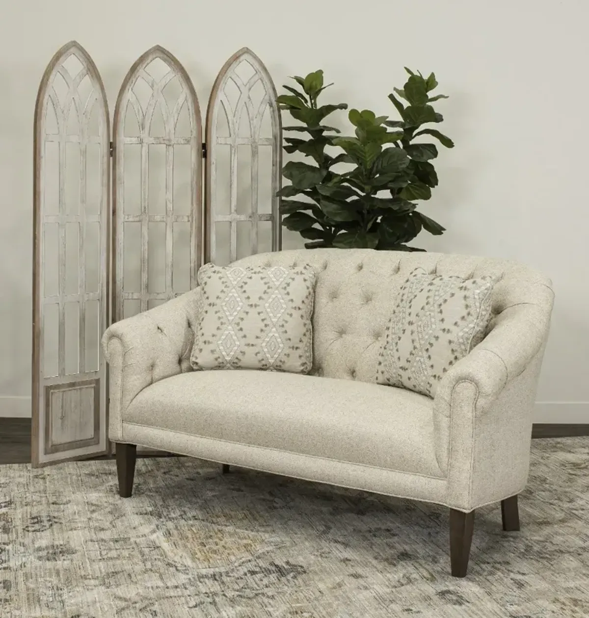 Paula Deen Beige Settee