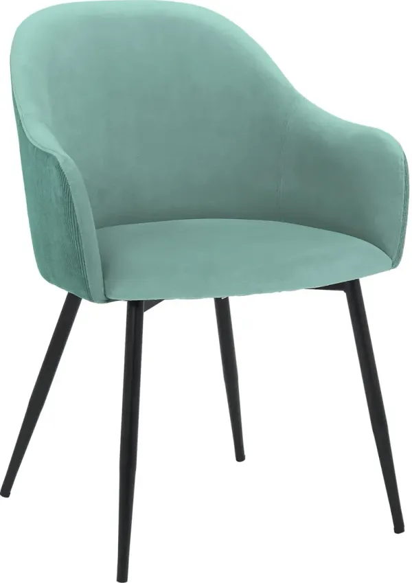 Pixie Teal Dining Room Arm Chair