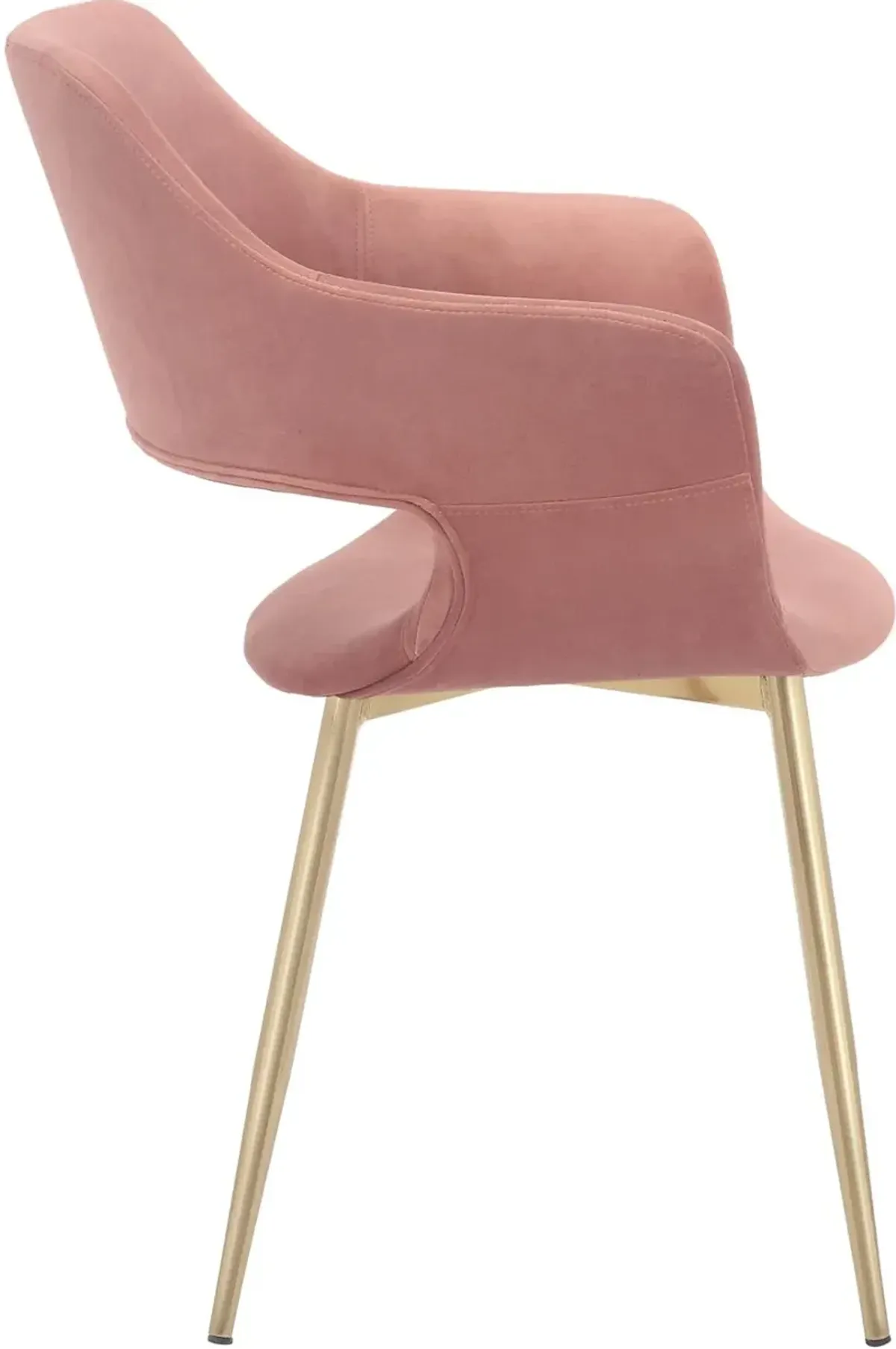 Gigi Pink Dining Room Arm Chair (Set of 2)