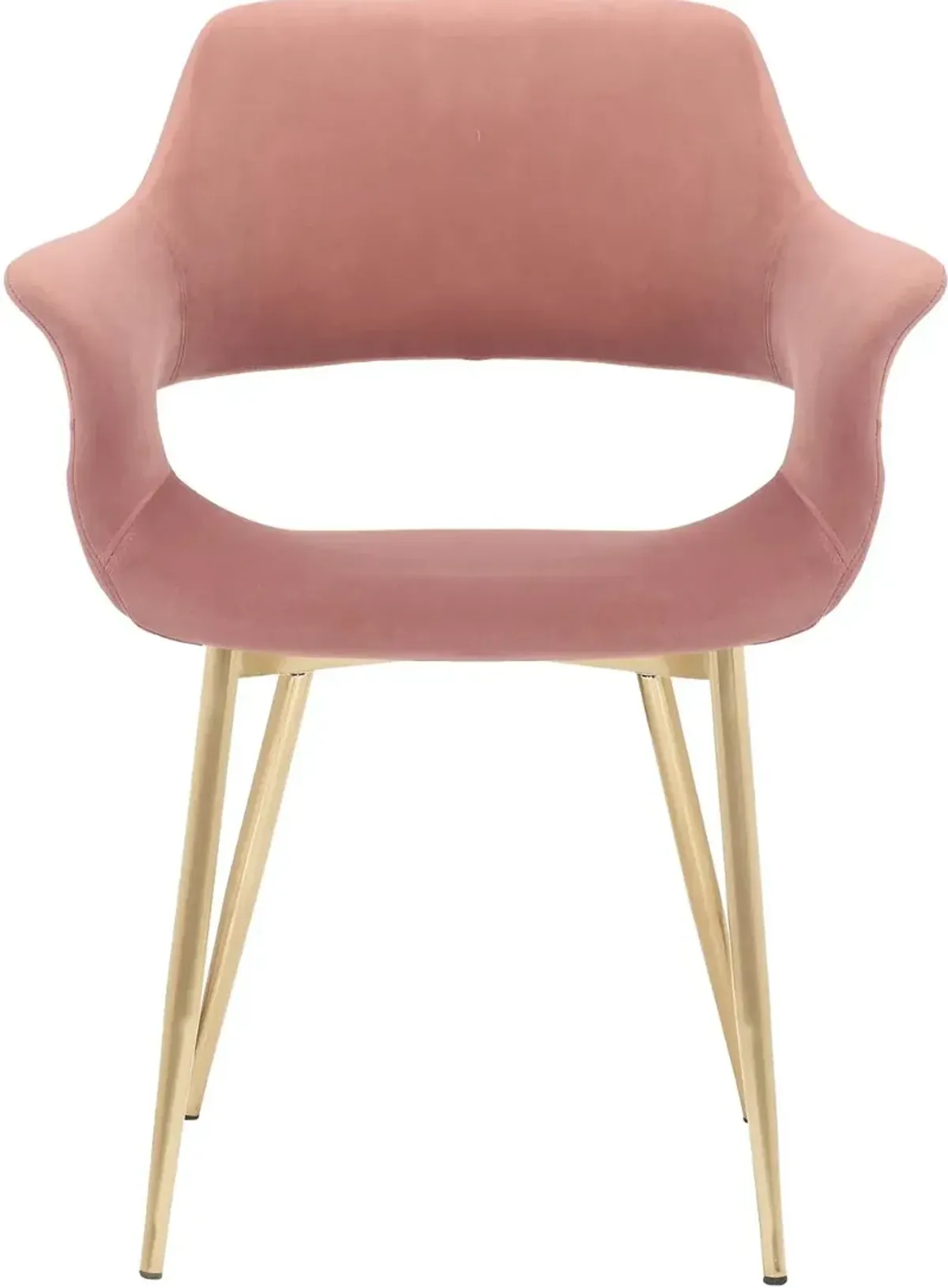 Gigi Pink Dining Room Arm Chair (Set of 2)