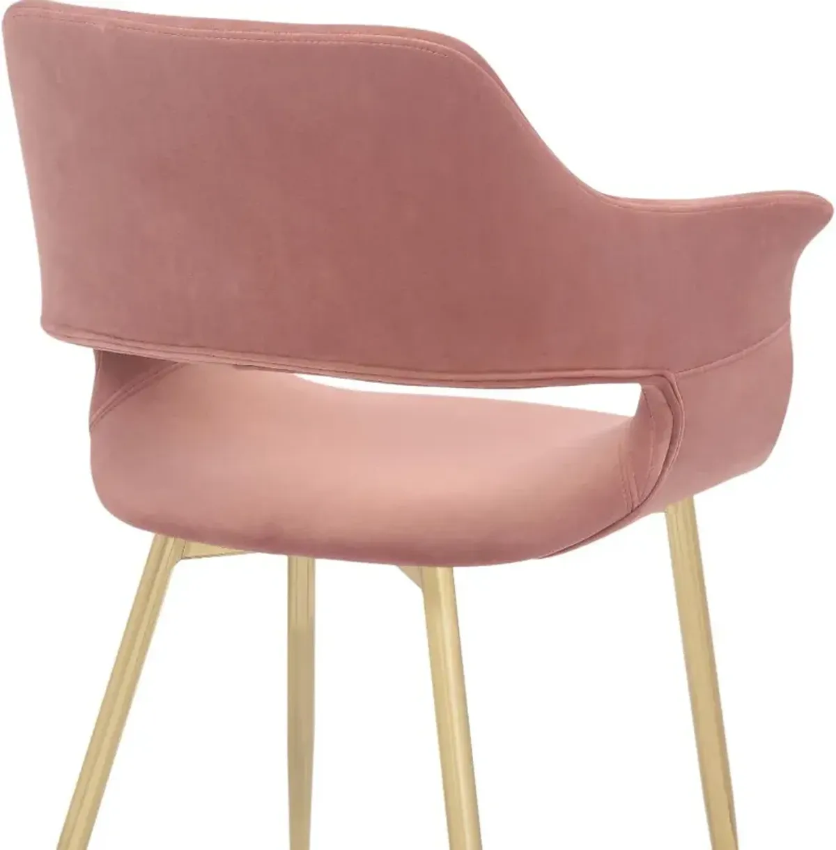 Gigi Pink Dining Room Arm Chair (Set of 2)