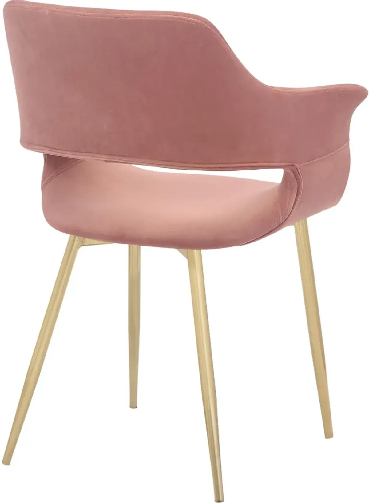 Gigi Pink Dining Room Arm Chair (Set of 2)