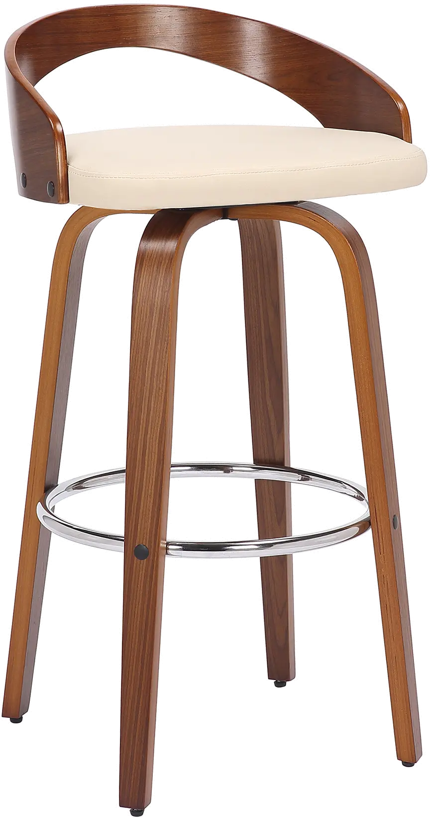 Sonia Cream Swivel Counter Height Stool