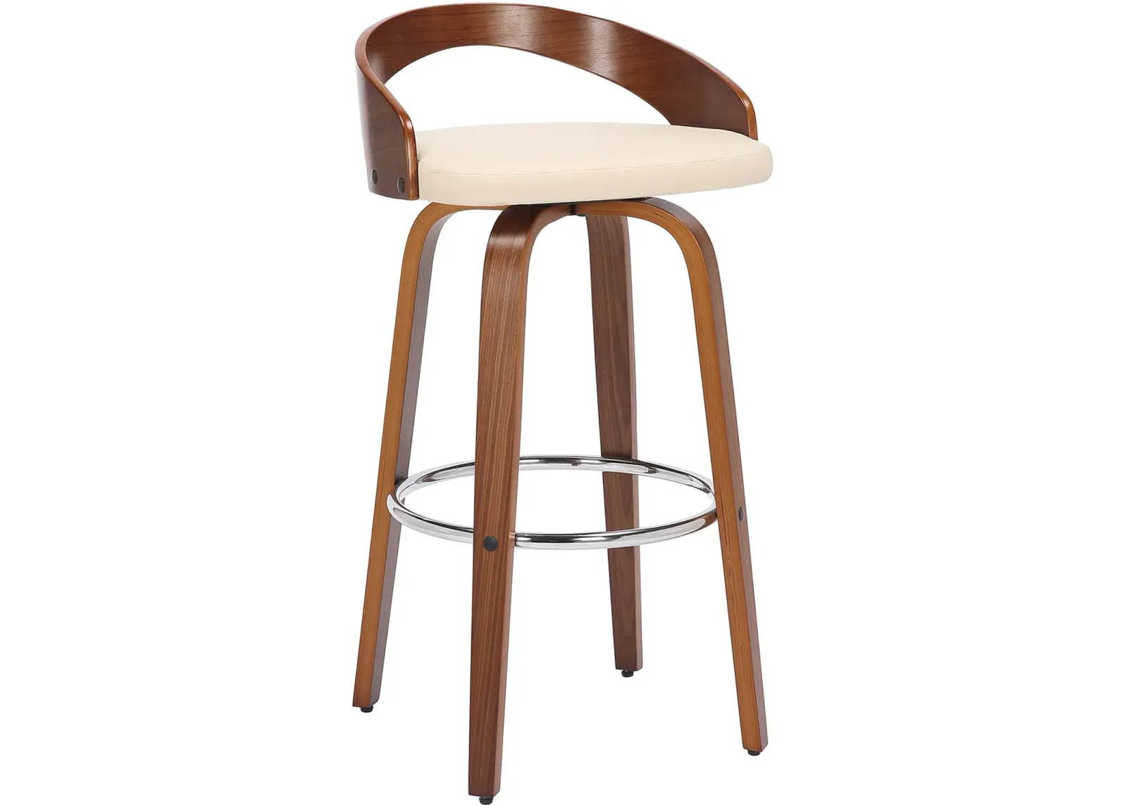 Sonia Cream Swivel Counter Height Stool