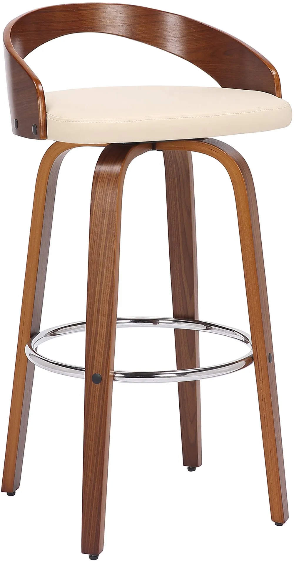 Sonia Cream Swivel Counter Height Stool