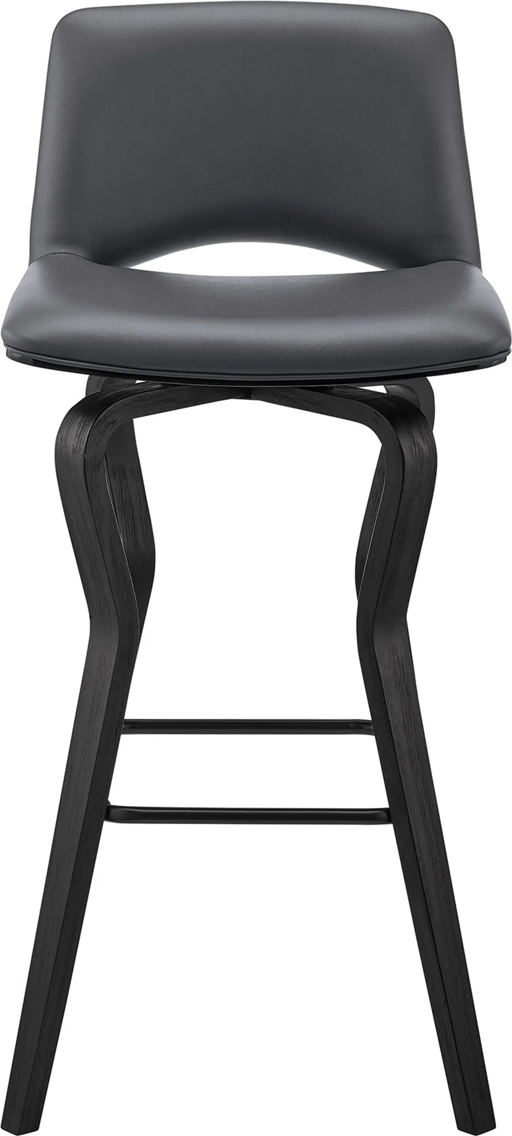 Gerty Gray Swivel Counter Height Stool