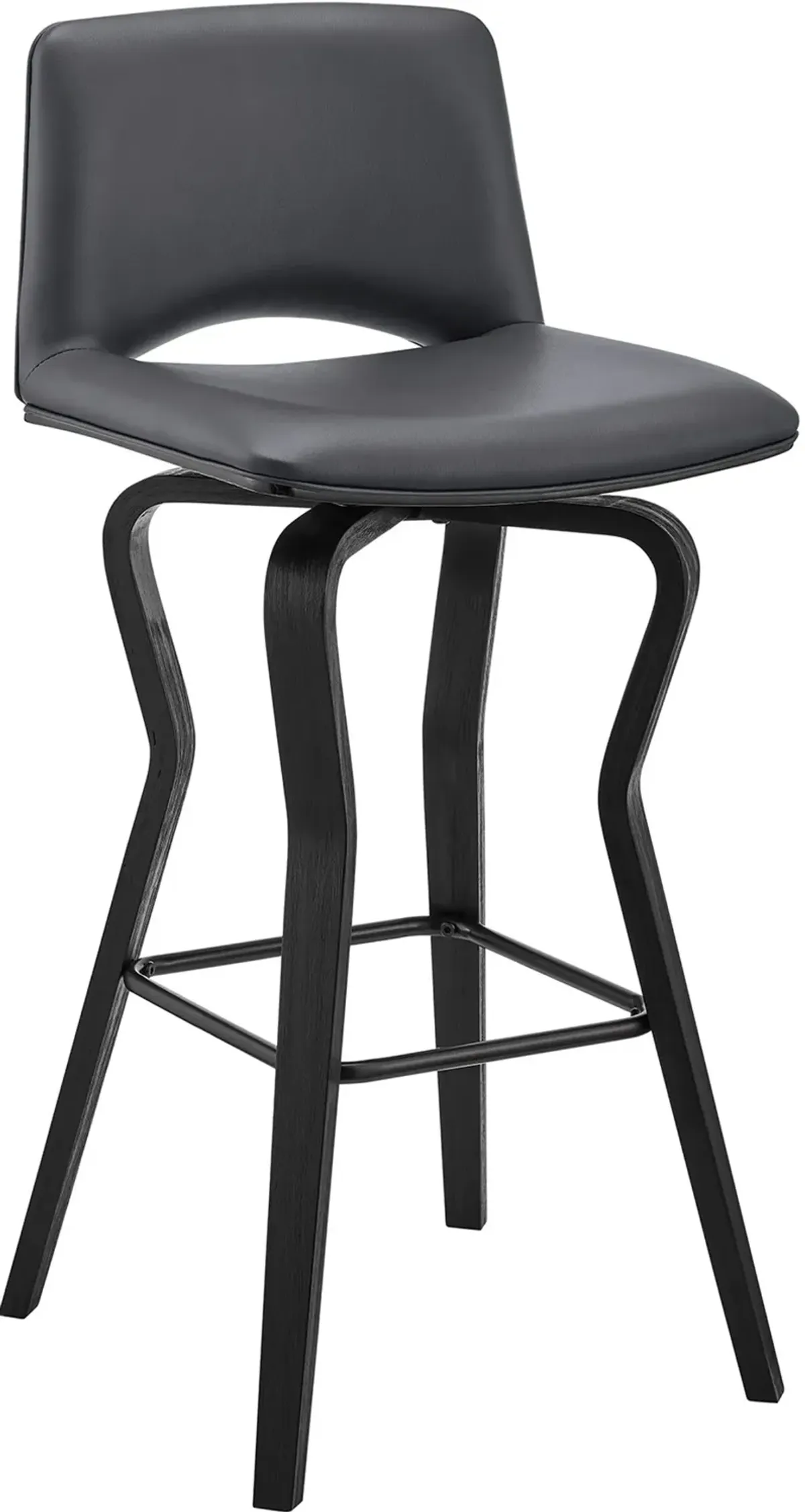 Gerty Gray Swivel Counter Height Stool