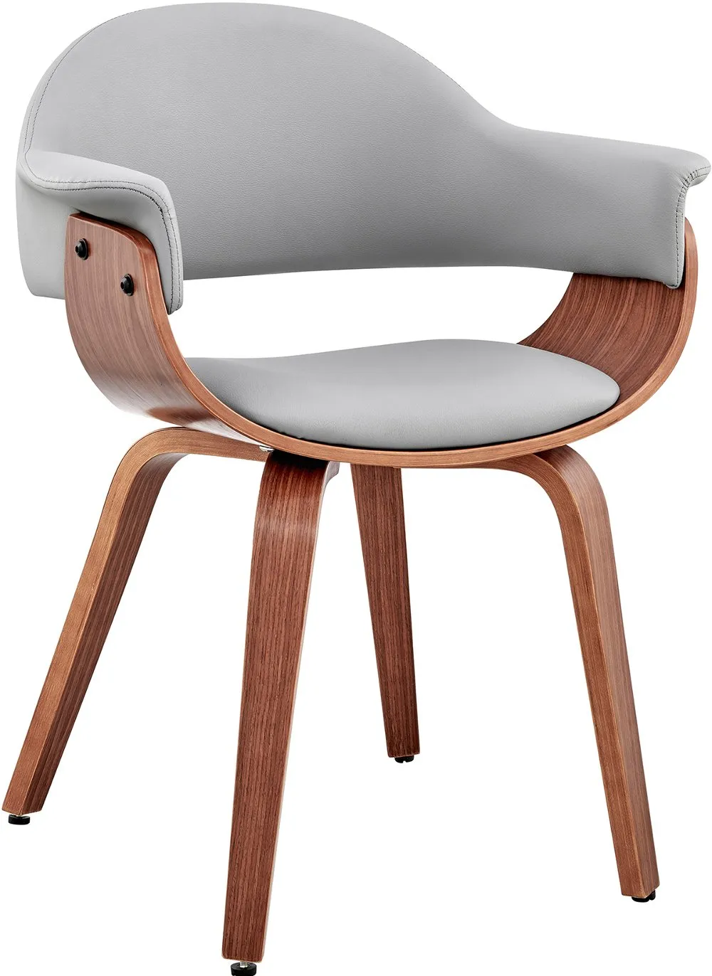 Adalyn Gray and Walnut Dining Room Chair