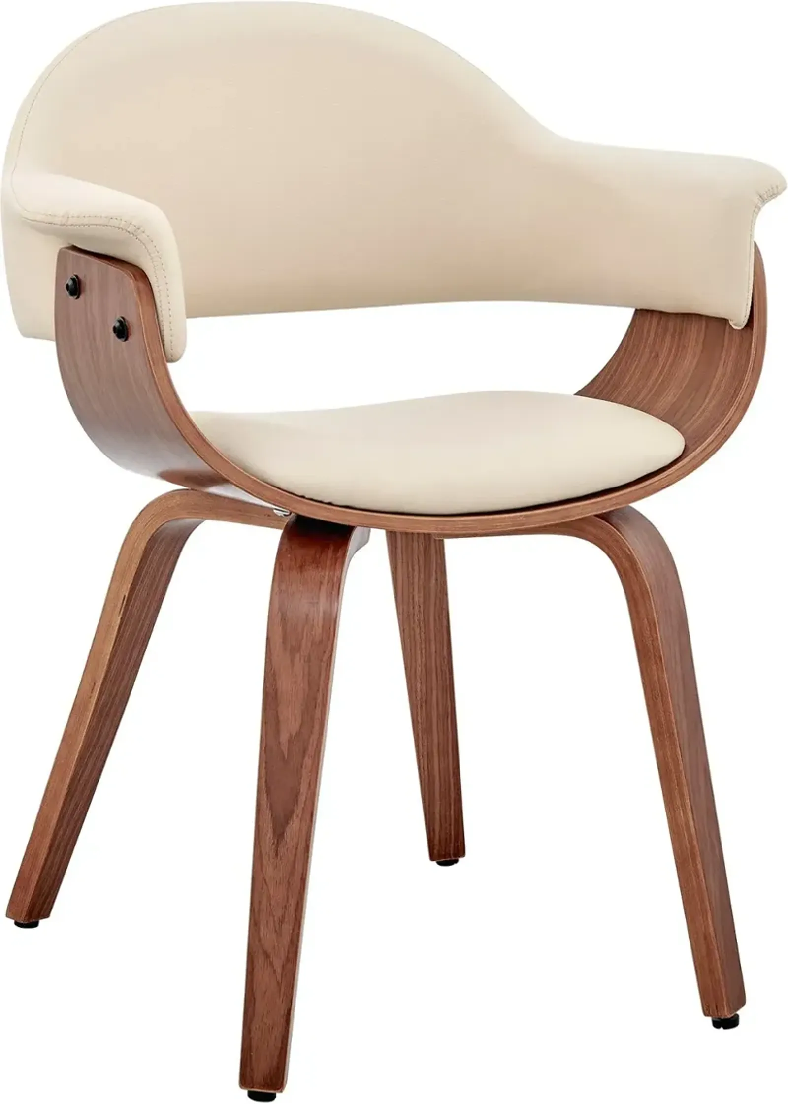 Adalyn Cream and Walnut Dining Room Chair