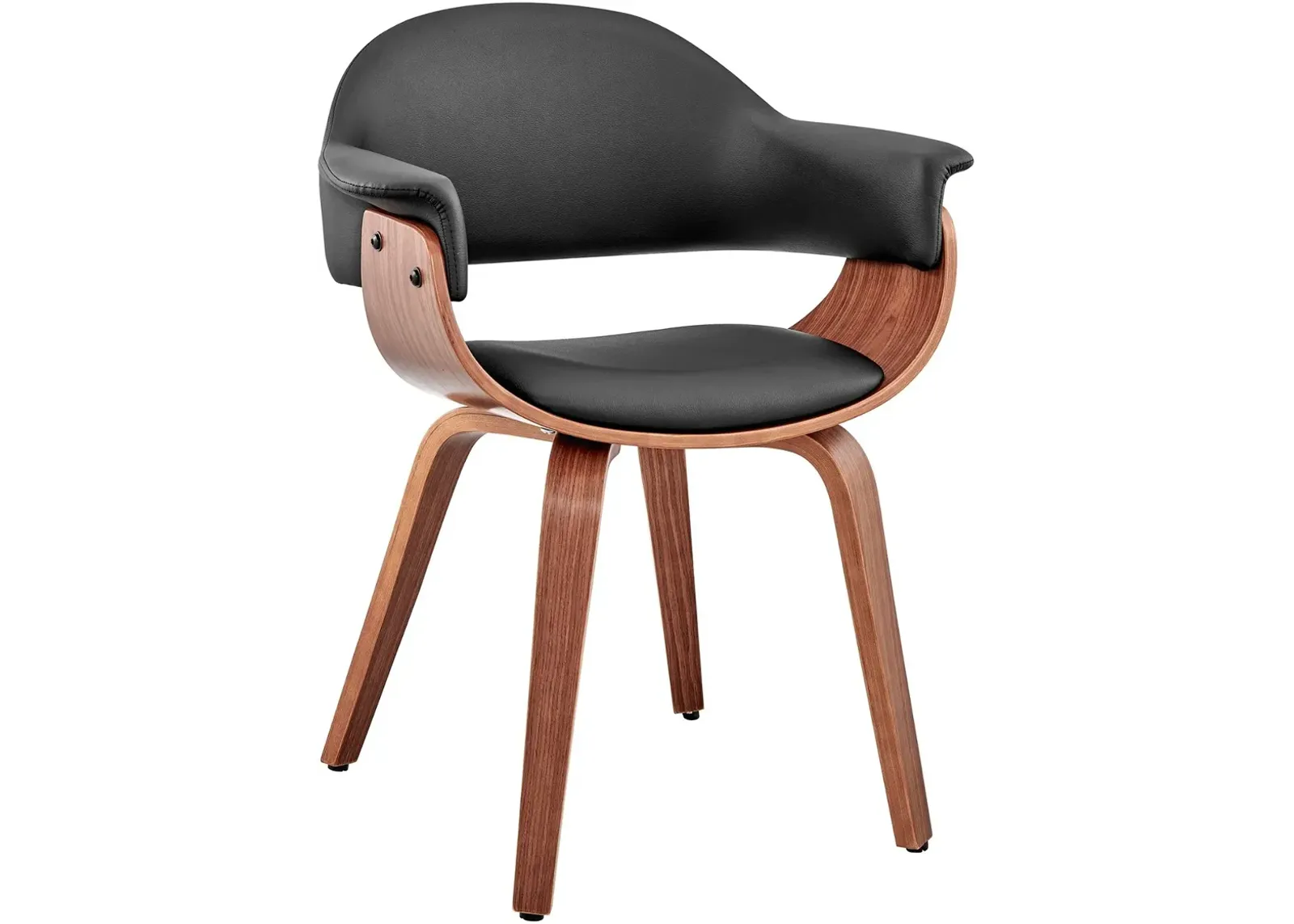 Adalyn Black and Walnut Dining Room Chair