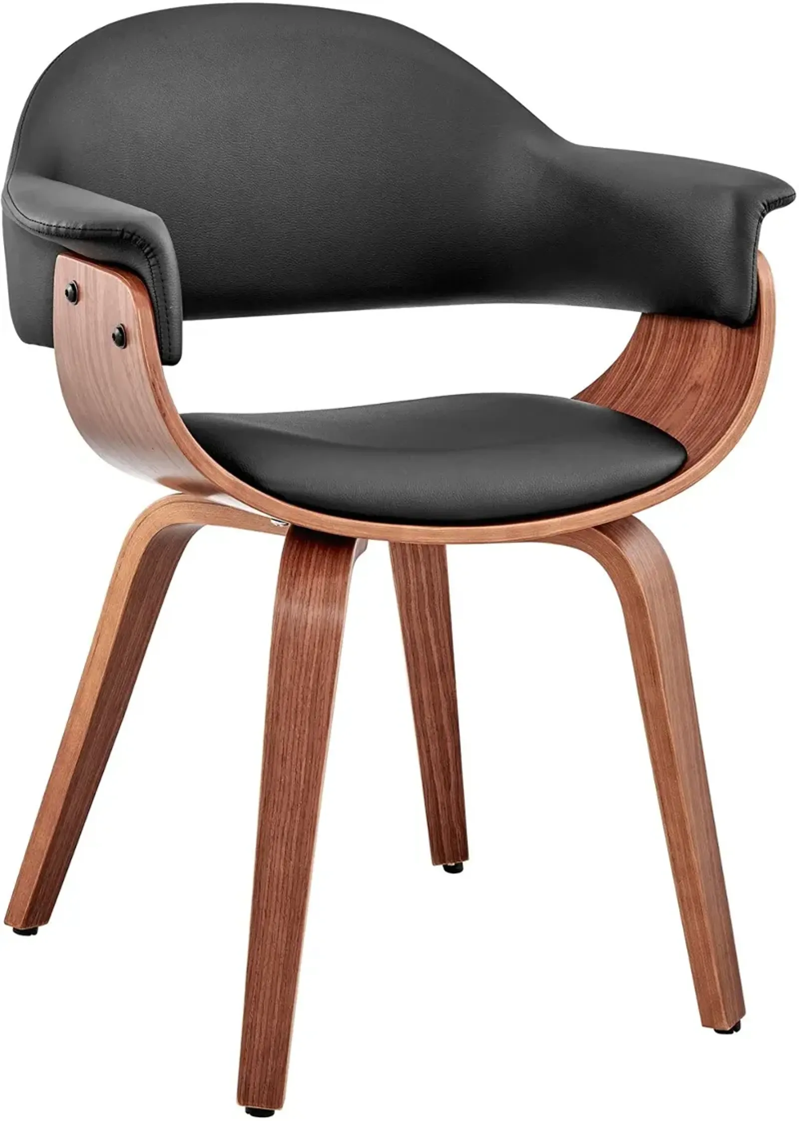 Adalyn Black and Walnut Dining Room Chair