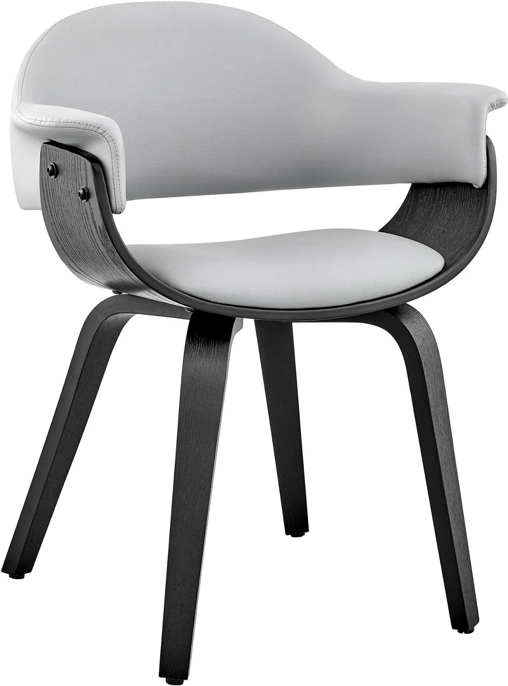 Adalyn Gray and Black Dining Room Chair